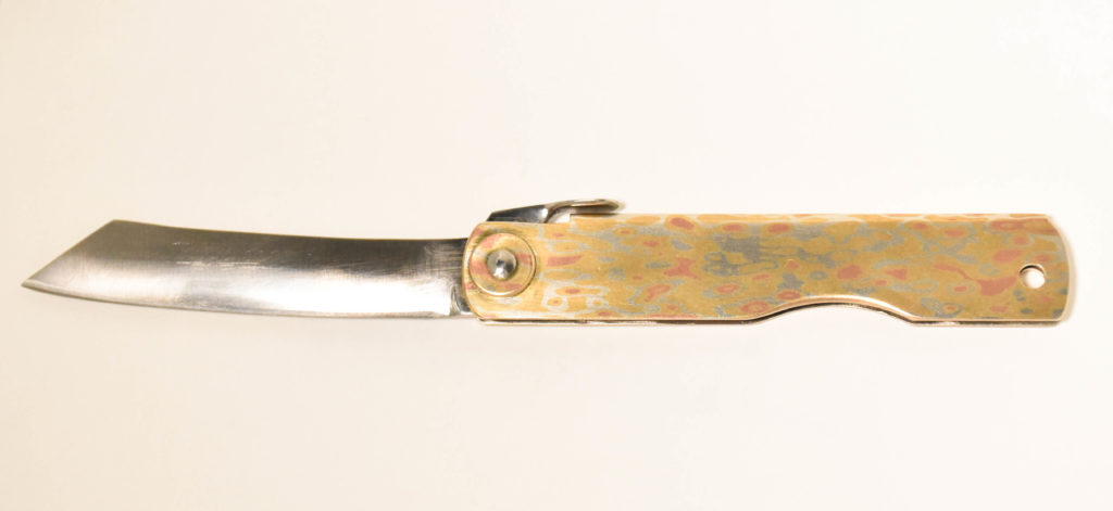 higonokami couteau pliant japonais mokumegane 肥後守（ひごのかみ）japon Japanese pocket knife 