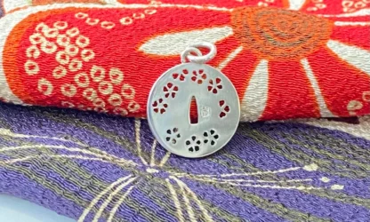 Pendentif Tsuba "sakura"
