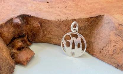 Pendentif Tsuba "bambou" – Image 4