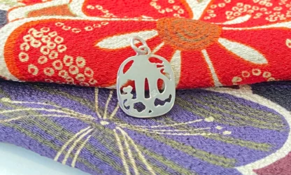 Pendentif Tsuba"Mont Fuji"