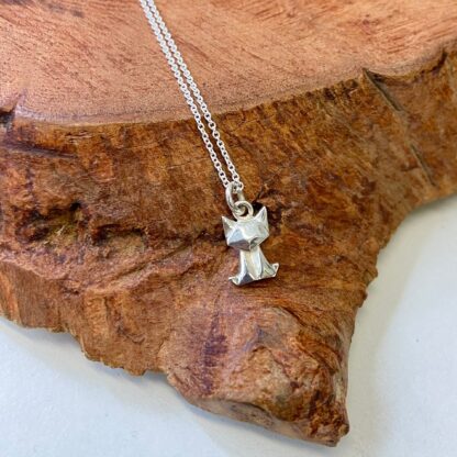 Pendentif chat origami
