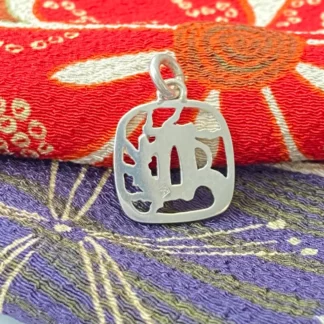 Pendentif Tsuba "branche"