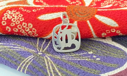 Pendentif Tsuba "branche"