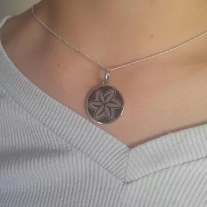 Pendentifs fleur mandala floral – Image 3