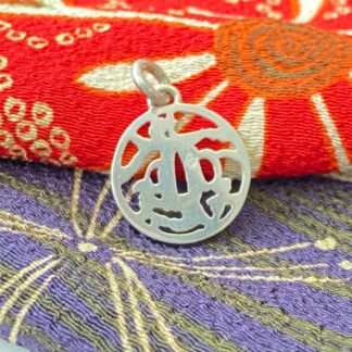 Pendentif Tsuba "navire"