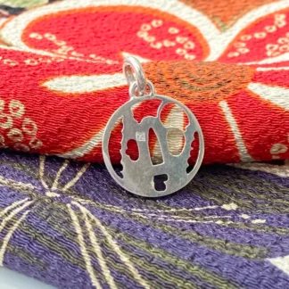 Pendentif Tsuba "bambou"