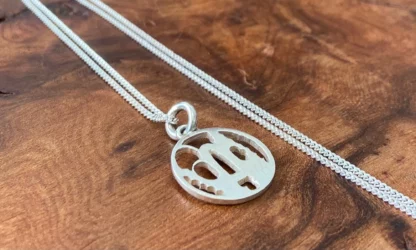 Pendentif Tsuba "bambou" – Image 2