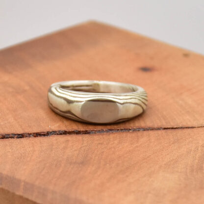 Chevalière argent cuivre – Image 3