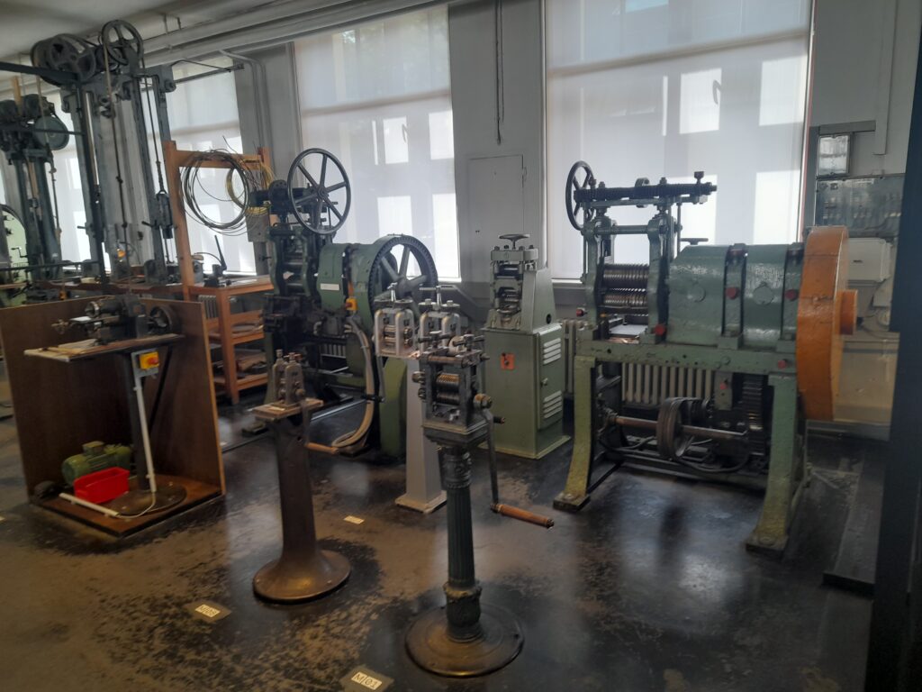Musée technique de l’industrie joaillière et horlogère de Pforzheim laminoirs